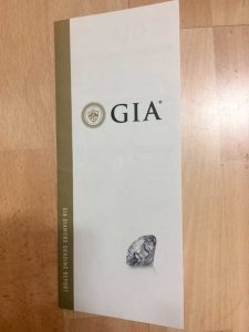  GIA-Gemological Institute of America, Gemological Certificate, diamond